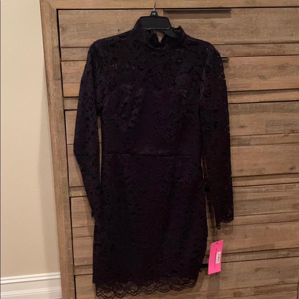 Betsy Johnson BNWT- Size 10 Navy lace dress